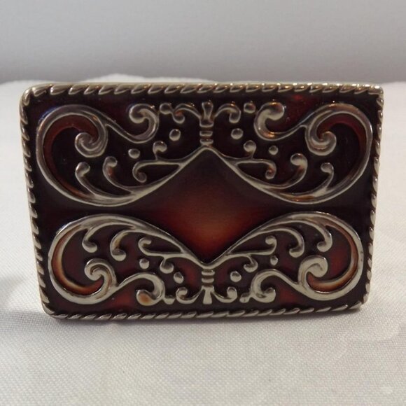 Vintage Ornate Mini Belt Buckle - Picture 2 of 8